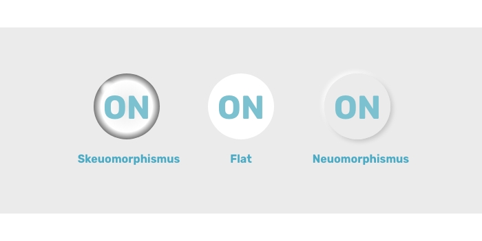 Illustration Skeuomorphismus