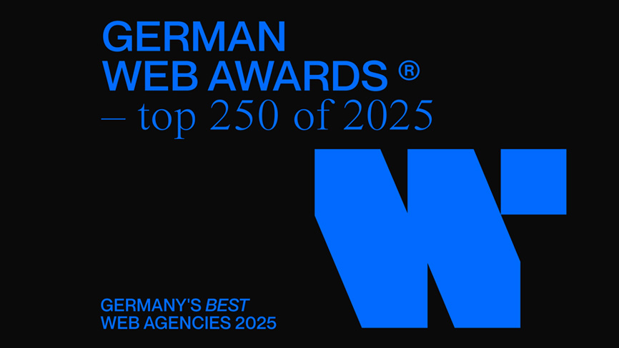 Newsheader zum German Web Award 2025